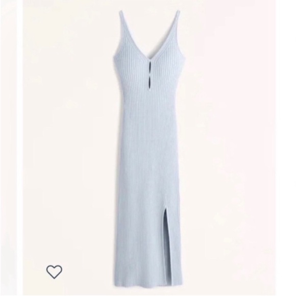 Abercrombie and Fitch Knit Keyhole Midi Dress - Picture 2 of 5